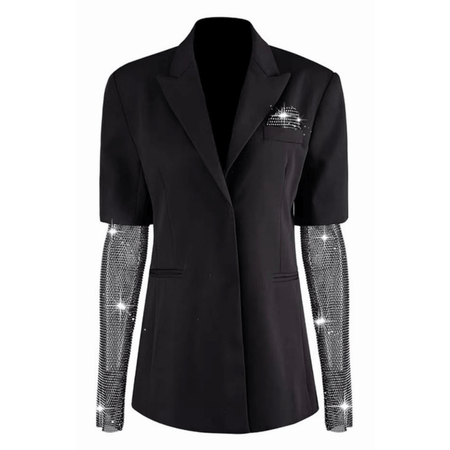 Black Bling Blazer