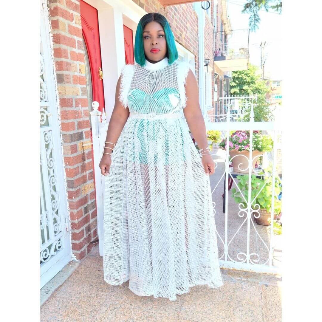 Beach Goddess Gown Set