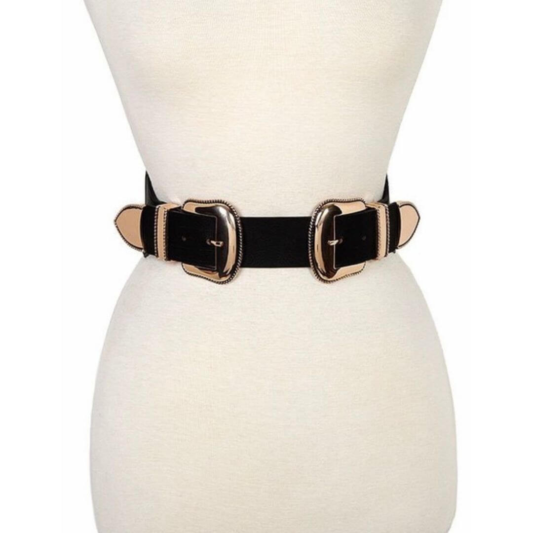 doublet 24AW DB BUCKLE BELT ブラウン Exclusive-Double-Circle-Belt-