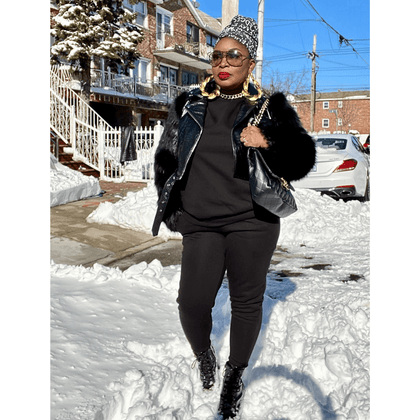 Playa Pocket Jogger Set (Black)- Curvy
