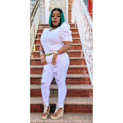 Basic Is Boring White Top