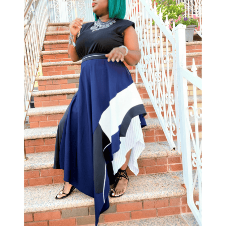 Mixin' It Up Maxi Skirt- CURVY