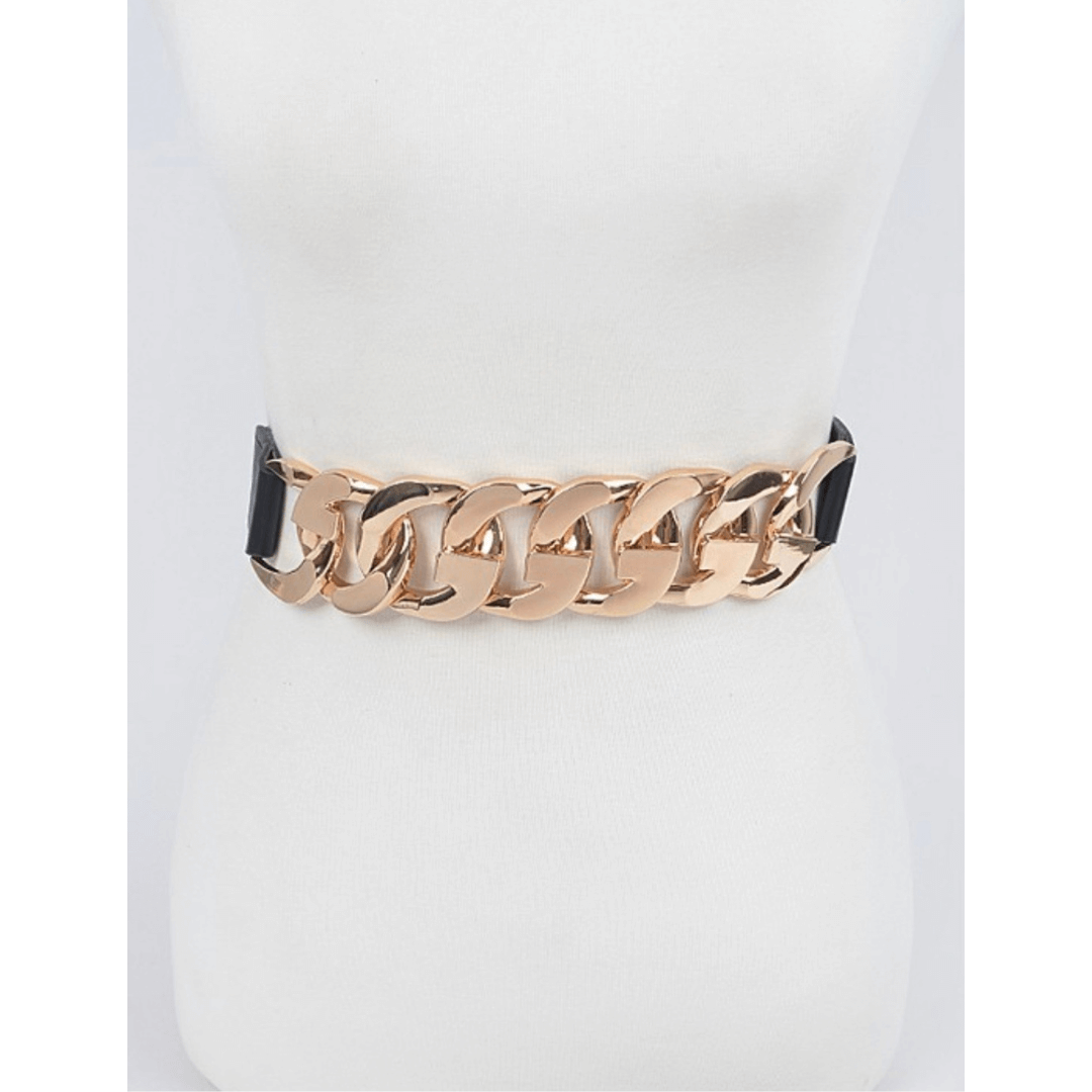 Oversized Chain Stretch Belt