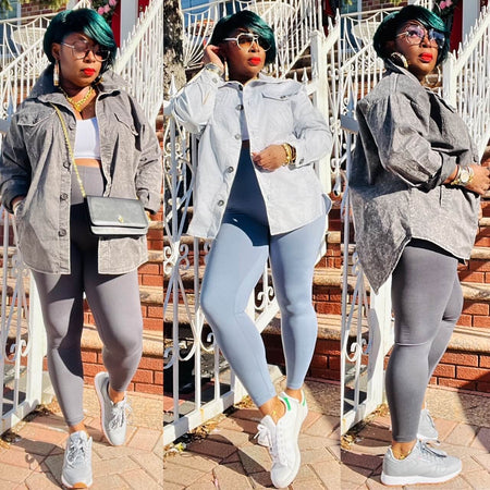 Vintage Washed Shacket Legging Set (4 Colors)**CURVY NOW AVAILABLE** 3RD RESTOCK