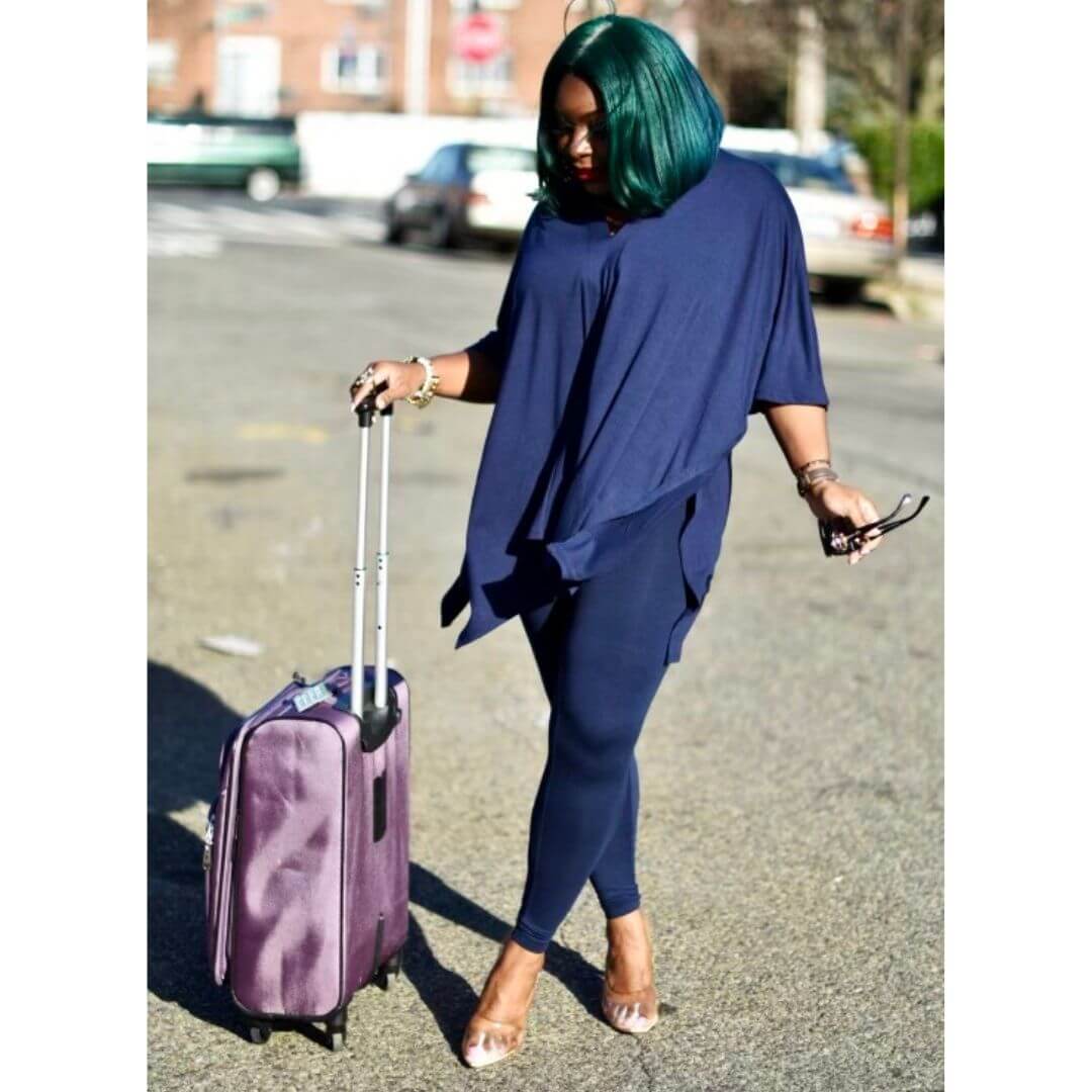 Dark Splits Legging Set (Two Colors)