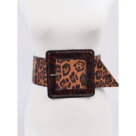 Big Kahuna Leopard Print Belt- **RESTOCKED**- Available in Regular & Plus Size