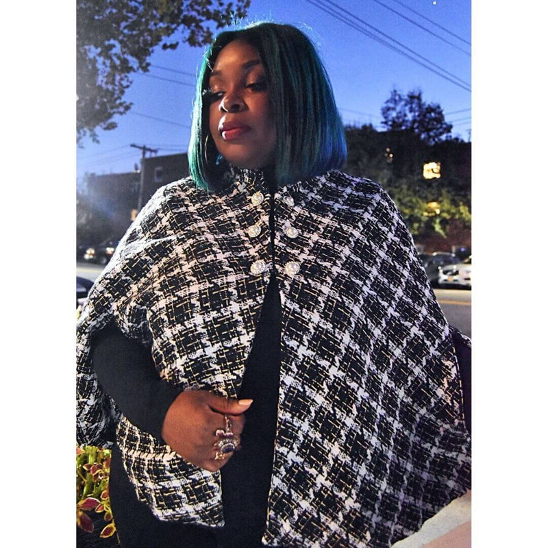 A*O様 Tweed cape / feuille Elegant Tweed Cape